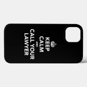 Blijf Kalmeer en Bel Je Advocaat Case-Mate iPhone Case (Achterkant (horizontaal))