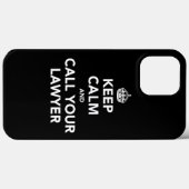 Blijf Kalmeer en Bel Je Advocaat Case-Mate iPhone Case (Achterkant (horizontaal))