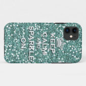 Blijf Kalmeer en Blijf Glanzen Hoesje voor IPhone5 (Achterkant (horizontaal))