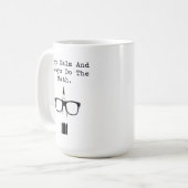 Blijf Kalmeer en Doe Altijd De Wiskunde Leuk Ontwe Koffiemok (Voorkant links)