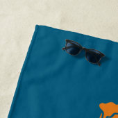 Blijf Kalmeer en Drink een Bier Strandlaken (In situ)