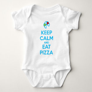 Blijf Kalmeer en Eet Pizza 1 Romper
