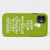 Blijf Kalmeer en Fhtagn Case-Mate iPhone Case (Achterkant (horizontaal))