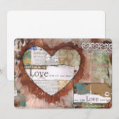 Blijf Kalmeer en Houd van, Kaart, Uitnodiging, har (Voorkant / Achterkant)