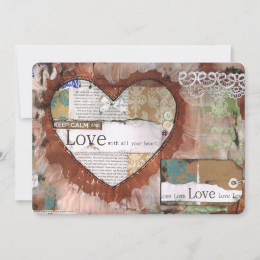 Blijf Kalmeer en Houd van, Kaart, Uitnodiging, har (Voorkant)