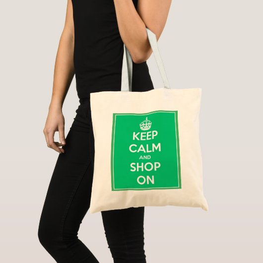 Blijf Kalmeer en Koop Door Tas (Voorkant (product))