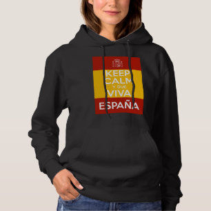 Blijf Kalmeer en leve Spanje Hoodie