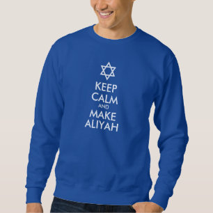Blijf Kalmeer En Maak Aliyah Trui