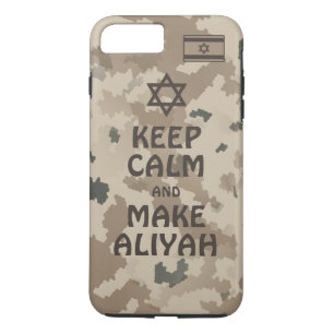 Blijf Kalmeer En Maak Aliyah - Woestijn iPhone 8/7 Plus Hoesje