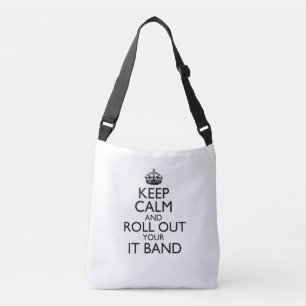 Blijf Kalmeer en Rol Je IT-Band Boodschappentas Ui Crossbody Tas