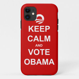 Blijf Kalmeer en Stem Obama 2012 iPhone 5 Hoesje