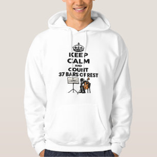 Blijf Kalmeer en Tel 37 Maten Rust Hoodie