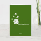 Blijf Kalmeer en Woonwagen Aan (aanpasbare kleuren Kaart (Achterkant)