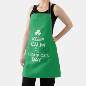 Blijf Kalmeer het is St. Patrick's Day Iers Schort (Insitu)