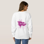 Blijf Kalmeer Het Is Weegschaarseizoen Sweatshirt (Achterkant volledig)