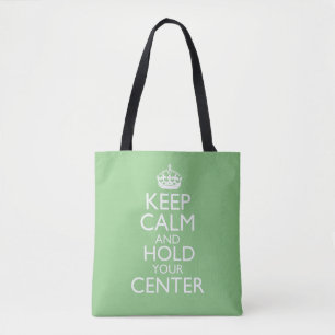 Blijf Kalmeer & Houd Je Centrum Magneet Tote Bag