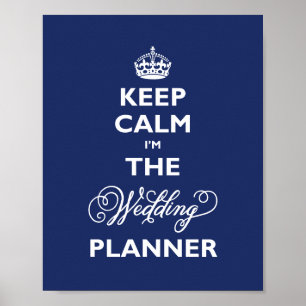 Blijf Kalmeer Ik Ben De Huwelijksplanner Marinebla Poster