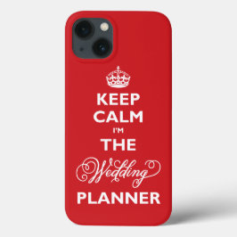 Blijf Kalmeer Ik Ben De Trouwplanner Witte Tekst G Case-Mate iPhone Case