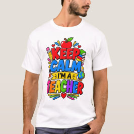 Blijf Kalmeer Ik Ben Een Docent T-shirt