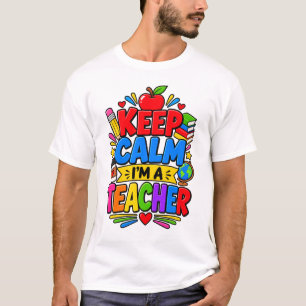 Blijf Kalmeer Ik Ben Een Docent T-shirt