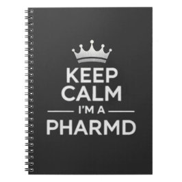 Blijf Kalmeer Ik ben een PharmD Grappige Apotheek Notitieboek