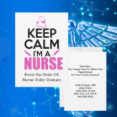 Blijf Kalmeer Ik Ben Een Verpleegkundige Herinneri Aankondiging