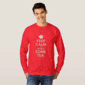 Blijf Kalmeer - maak thee T-shirt (Voorkant volledig)