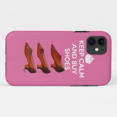 Blijf Kalmeer Schoenen Kopen 2 Case-Mate iPhone Case (Achterkant (horizontaal))