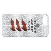Blijf Kalmeer Schoenen Kopen Case-Mate iPhone Case (Achterkant (Horizontaal))