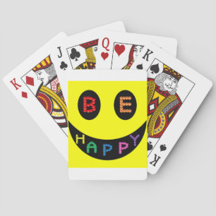 Blijf Kalmeer Wees Gelukkig Bestemming Pokerkaarten
