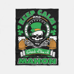 Blijf Kalmer Drink Als Mahon Ierse St Patricks Fleece Deken