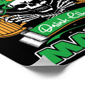Blijf Kalmer Drink Als Mahon Ierse St. Patrick's Poster (Hoek)