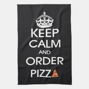 Blijf Kalmer En Bestel Pizza Theedoek