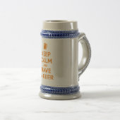 Blijf Kalmer en Drink een Bier Bierpul (Voorkant rechts)