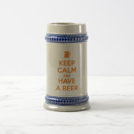 Blijf Kalmer en Drink een Bier Bierpul