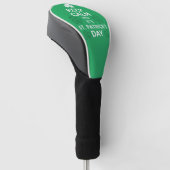 Blijf Kalmer Het Is St. Patrick's Day Iers Golfheadcover (Schuin)