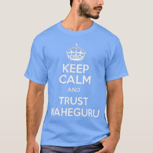 Blijf Kalmer Waheguru Sikh Indiase Cadeaus Punjabi T-shirt