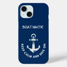 Blijf Kalmeren En Duik Door,Anker Navyblauw