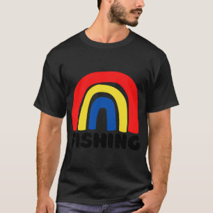 Blijf Kalmeren En Ijsvissen Winter Ijs Vakantie Ca T-shirt