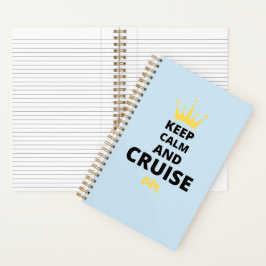 'Blijf Kalmeren En Vaar Maar Door' Cruise Liefhebb Notitieboek