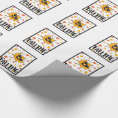 Blijf Kalmeren & Val Cadeaupapier (Hoek)