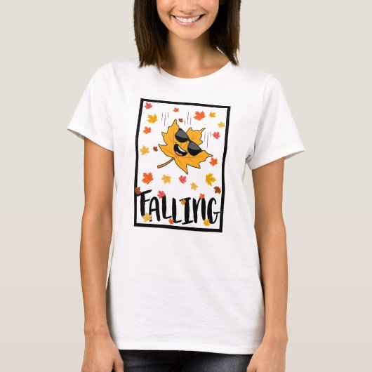 Blijf Kalmeren & Val T-shirt (Voorkant)