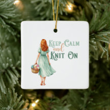 Blijf Kalmpjes & Blijf Breien Ornament