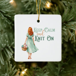 Blijf Kalmpjes & Blijf Breien Ornament