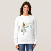 Blijf Kalmpjes & Blijf Breien T-shirt (Voorkant volledig)