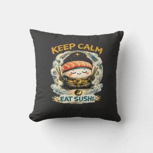 Blijf Kalmpjes & Eet Sushi – Zen Kawaii Sushi Kussen