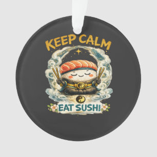 Blijf Kalmpjes & Eet Sushi – Zen Kawaii Sushi Ornament