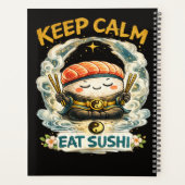Blijf Kalmpjes & Eet Sushi – Zen Kawaii Sushi Planner (Achterkant)