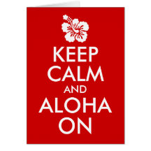 Blijf Kalmpjes en Aloha Op Hibiscus