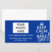 Blijf Kalmpjes en Bak Maar Raak Aankondiging (Voorkant / Achterkant)